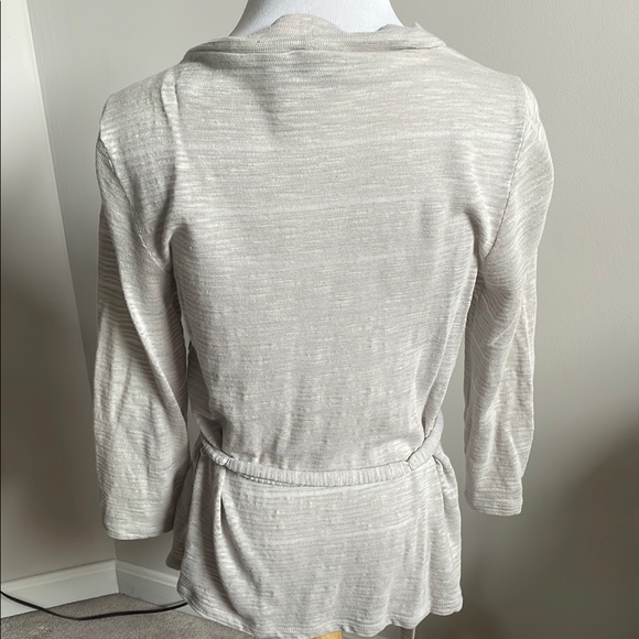 The Limited gray tie waist Sweater - Picture 5 of 5